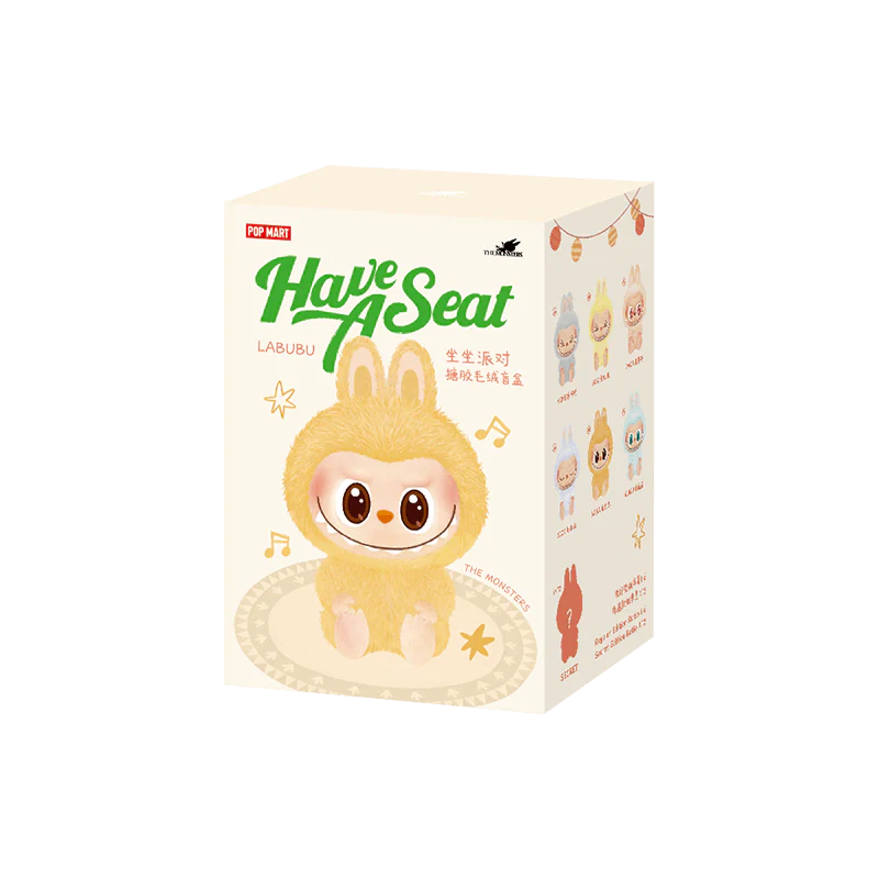 LABUBU Have a Seat plush vinyl blind box collectible
Pop Mart LABUBU seated plush vinyl figure toy
Surprise LABUBU plush blind box pastel colors
LABUBU collectible plush figure Pop Mart official
Seated LABUBU macaron vinyl figure kawaii collectible
Brown LABUBU plush seated figure collectible
Pink LABUBU plush seated figure collectible
Blue LABUBU plush seated figure collectible
Green LABUBU plush seated figure collectible
Gray LABUBU plush seated figure collectible