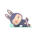 POP MART LABUBU Americano Figure (Lazy-Yoga Series) | Coffee break monster in resting pose | Caffeine lover yoga collectible

