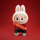 Size comparison of LABUBU Best of Luck plush doll | Shows 20cm height next to hand | Perfect desk companion or cuddle buddy

