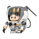 POP MART LABUBU Fliege Storm Figure (Kow Yokoyama Ma.k. Series) | Blue aerial combat mecha vinyl toy | Futuristic jet-inspired design

