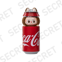 POP MART LABUBU Secret Vinyl Face Figure (Coca-Cola Series) | Ultra-rare chase variant drink design | Exclusive holiday edition collectible

