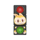 POP MART THE MONSTERS Traffic Light Figure (Almost Hidden Series) | Street-sign monster vinyl toy with red/yellow/green details | Unique urban art toy


